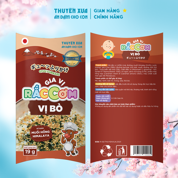 6 Gói Gia Vị Rắc Cơm Thuyền Xưa Cho Bé Ăn Dặm Sản Xuất Tại Nhật Bản