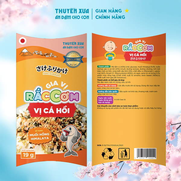 6 Gói Gia Vị Rắc Cơm Thuyền Xưa Cho Bé Ăn Dặm Sản Xuất Tại Nhật Bản