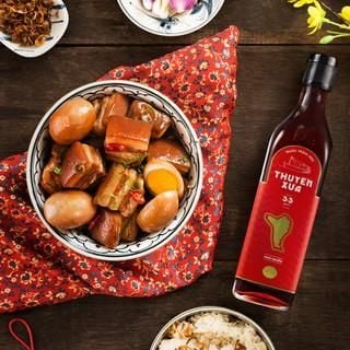 [33 Độ Đạm] Nước Mắm Nhĩ Phú Quốc Nguyên Chất Thuyền Xưa - Dùng Để Nấu - 250ml