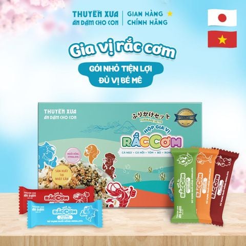 Gia Vị Rắc Cơm Thuyền Xưa Ăn Dặm Cho Con- Mix Vị 30g