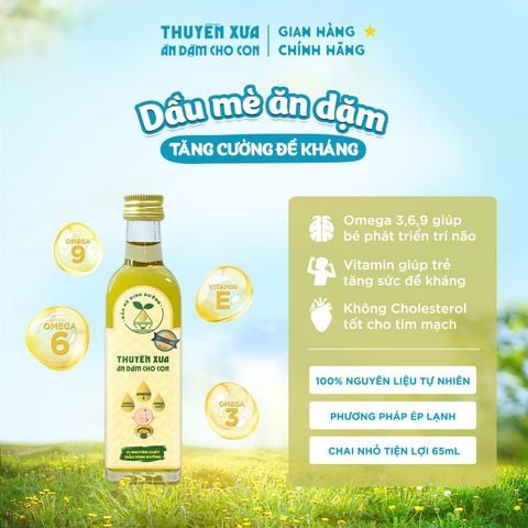 Dầu Mè Ăn Dặm Dinh Dưỡng Thuyền Xưa 65ml/250ml