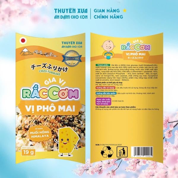 6 Gói Gia Vị Rắc Cơm Thuyền Xưa Cho Bé Ăn Dặm Sản Xuất Tại Nhật Bản
