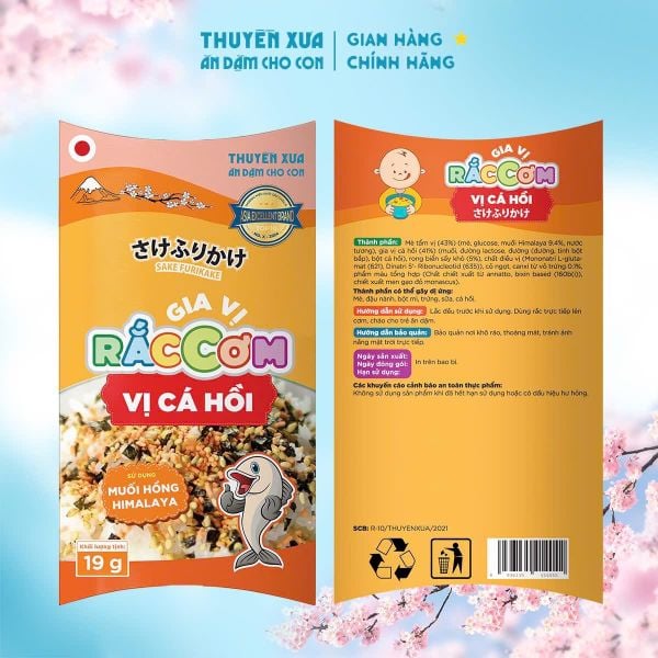6 Gói Gia Vị Rắc Cơm Thuyền Xưa Cho Bé Ăn Dặm Sản Xuất Tại Nhật Bản
