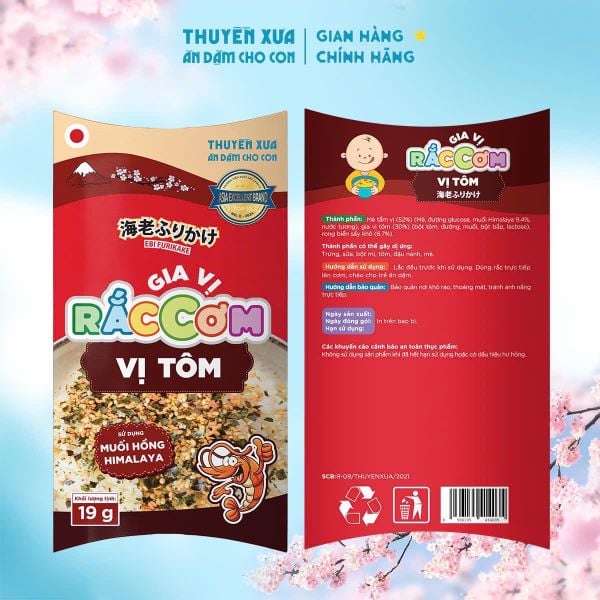 6 Gói Gia Vị Rắc Cơm Thuyền Xưa Cho Bé Ăn Dặm Sản Xuất Tại Nhật Bản