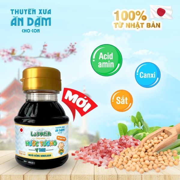 Nước Tương Ăn Dặm Thuyền Xưa - Vị Tare Ngọt Dịu – Chuẩn Nhật Bản - 100ml