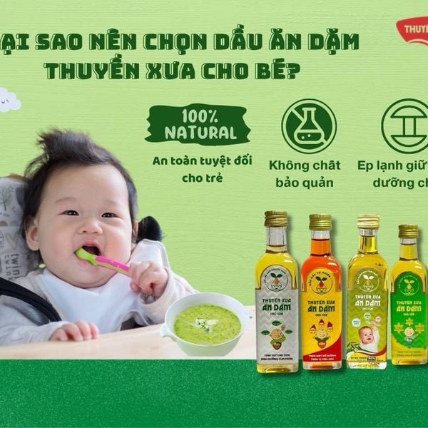 Dầu Sachi Ăn Dặm Nguyên chất Thuyền Xưa 65ml