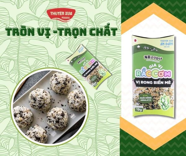Gia Vị Rắc Cơm Vị Rong Biển Mè Thuyền Xưa 19g – Bé Từ 1 Tuổi Ăn Ngon, Tốt Cho Tiêu Hóa