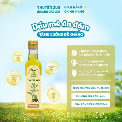 Dầu Mè Ăn Dặm Dinh Dưỡng Thuyền Xưa 65ml/250ml