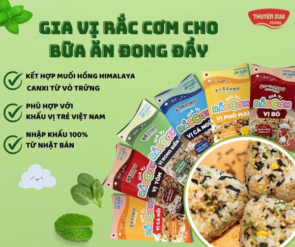 Gia Vị Rắc Cơm Vị Bò Thuyền Xưa 19g – Bé Từ 1 Tuổi Ăn Ngon, Dễ Tiêu Hóa