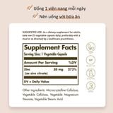 Viên Uống Bổ Sung Kẽm và Vitamin C Solgar Zinc Citrate 30 Mg 100 Viên Nang Thực Vật
