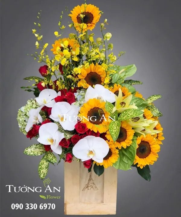  Hoa Cắm Hộp An Nhiên - A251 