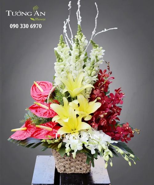  Giỏ Hoa Chào Ngày Mới - A320 