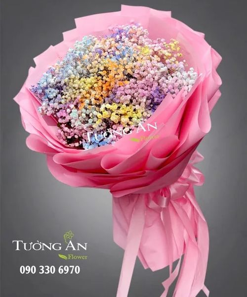 Bó Hoa Baby Rainbow A3