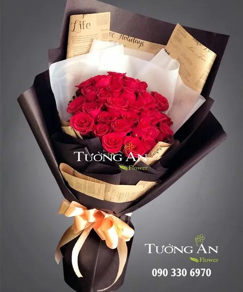 Bó Hoa Gõ Cửa Trái Tim