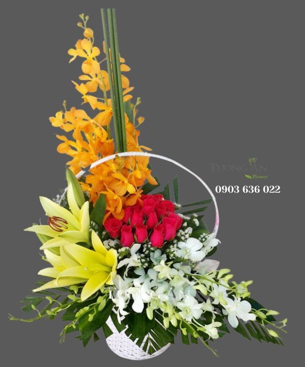  Giỏ Hoa Chúc Mừng - S356 