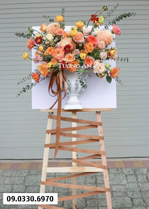  Kệ Hoa Chúc Mừng Độc Đáo - B458 