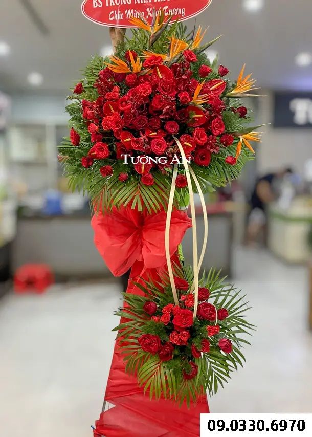  Kệ Hoa Chúc Mừng Khai Trương - B489 