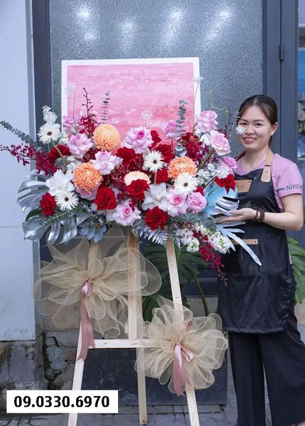 Kệ Tranh Hoa Chúc Mừng Ngày Báo Chí