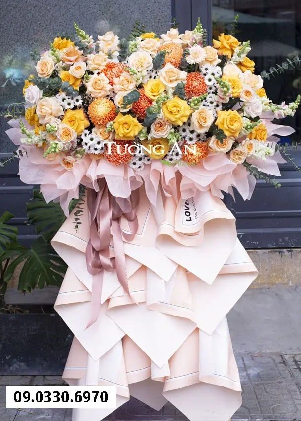  Kệ Hoa Chúc Mừng Đẹp Freeship - B523 