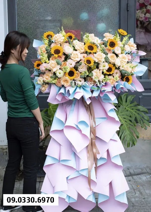  Kệ Hoa Chúc Mừng Khai Trương - B528 