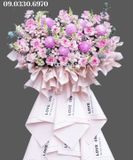  Kệ Hoa Chúc Mừng Khai Trương Tone Hồng - B517 