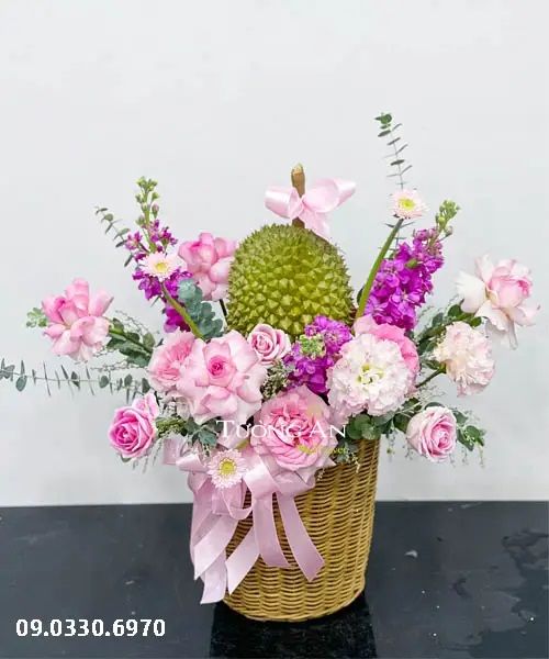 Giỏ Hoa Sầu Riêng