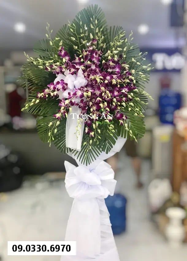  Vòng Hoa Phúng Điếu - B245 