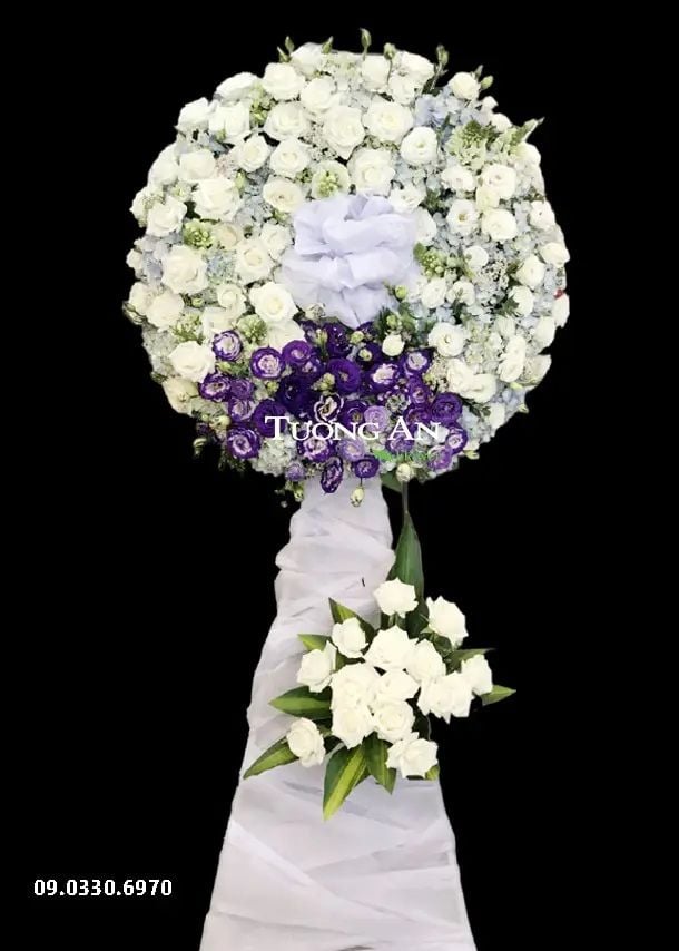  Vòng Hoa Tang Lễ - B292 