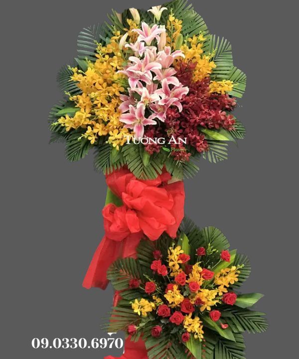  Kệ Hoa Khai Trương Hồng Phát - B486 