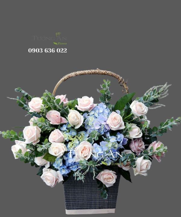  Giỏ Hoa Nụ Cười - S566 
