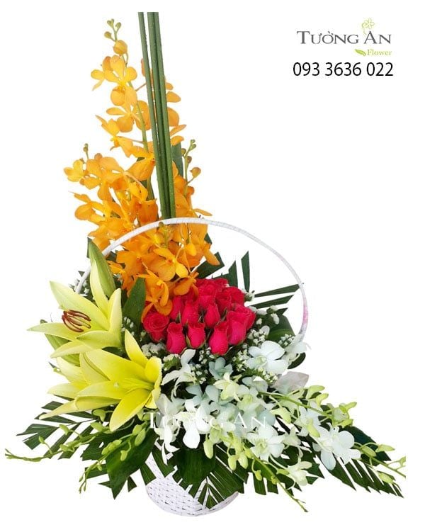  Giỏ Hoa Chúc Mừng - S356 