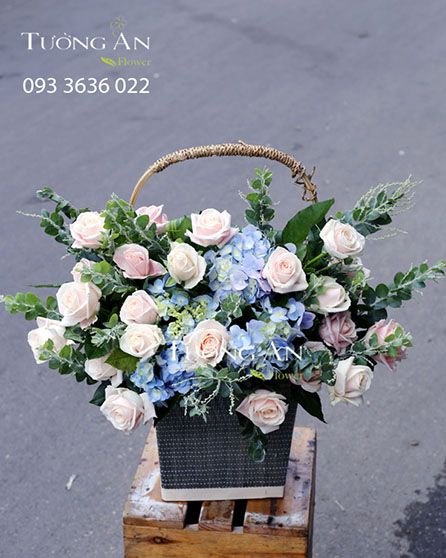  Giỏ Hoa Nụ Cười - S566 