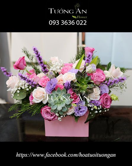 Hộp Hoa Lời Yêu Thương