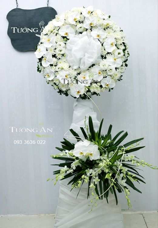  Vòng Hoa Viếng Tiễn Đưa - S640 