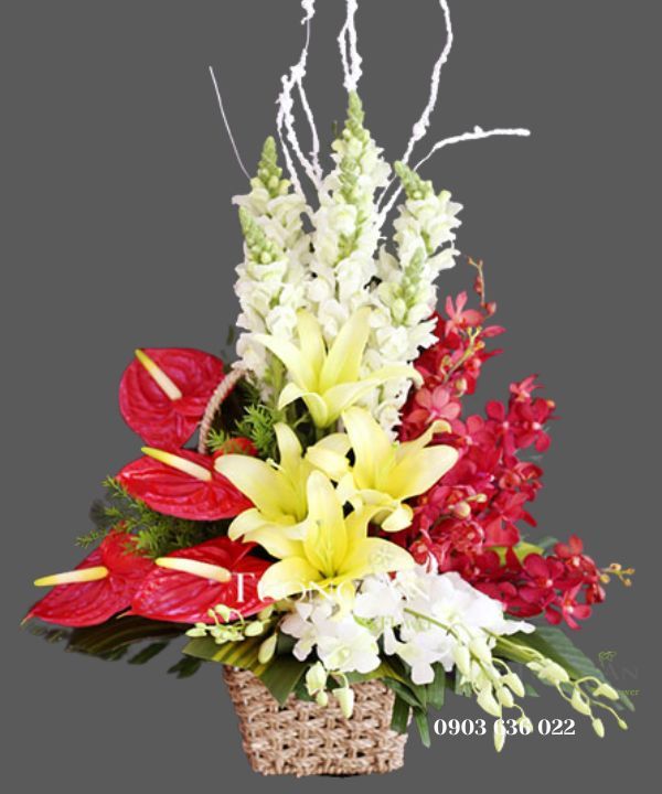  Giỏ Hoa Thành Công - S562 