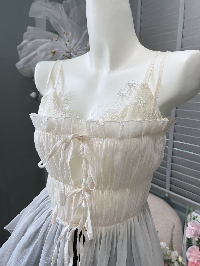 Set 2s áo ren xẻ tà kèm cv (c34)