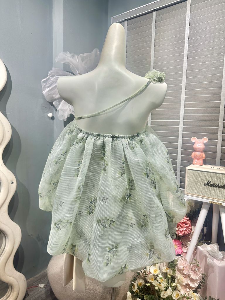 Set áo bbd bẹt vai bồng cv tà (E01)