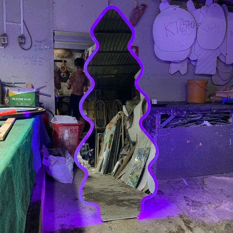 80x180cm Gương soi cây thông noel đèn led AAArealhome NOEL Gương noel Gương giáng sinh