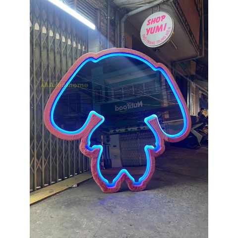 200x190cm Gương Baby Three bọc nhung AAArealhome BBT Baby Three Mirror