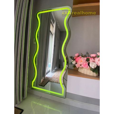 Đi tỉnh 70x170cm Gương soi sóng biển AAArealhome SB3 Gương sóng biển Gương soi lượn sóng Gương toàn thân