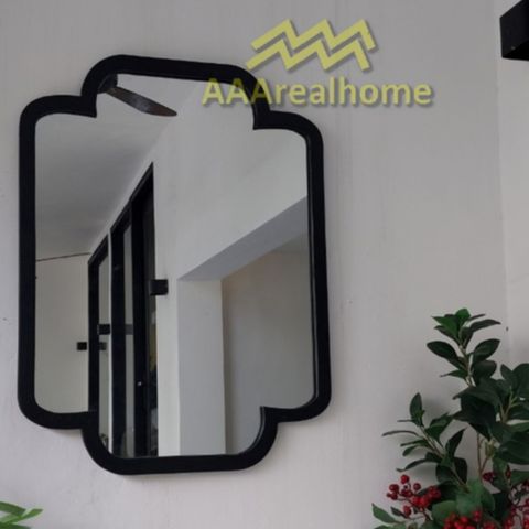 60x80cm Gương soi khung gỗ tân cổ điển AAArealhome CD Gương soi tân cổ điển Indochine Gương trang điểm Gương nhà tắm