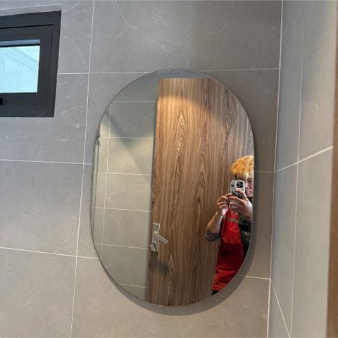 50x70cm Gương soi oval AAArealhome Gương trang điểm Gương nhà tắm