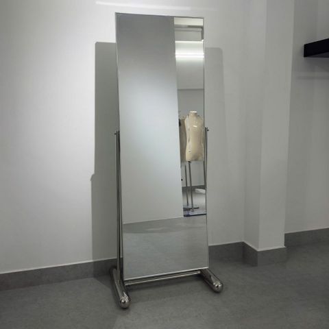 90x190cm Gương soi toàn thân Inox AAArealhome SM + Chân Inox Gương soi toàn thân Inox