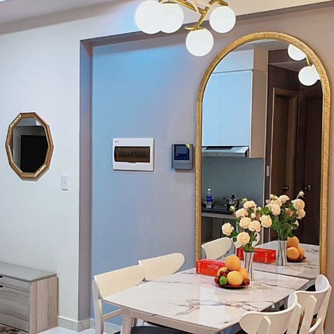 70x180cm Gương soi mái vòm AAArealhome V1 cps 5V Gương soi treo tường Gương toàn thân