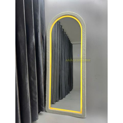 70x180cm Gương soi bọc nhung AAArealhome V1Nhung Gương mái vòm bọc nhung