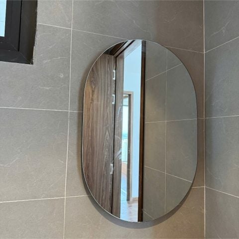 50x70cm Gương soi oval AAArealhome Gương trang điểm Gương nhà tắm
