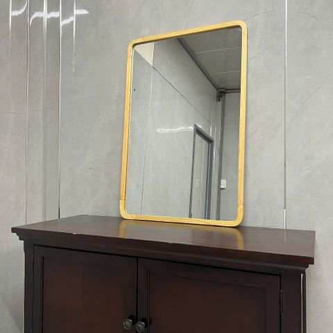 60x90cm Gương soi khung gỗ AAArealhome BKG nhạt