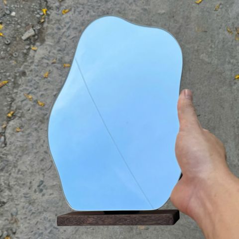 20x30cm Gương để bàn AAArealhome HD1 DB Gương hạt đậu để bàn trang điểm