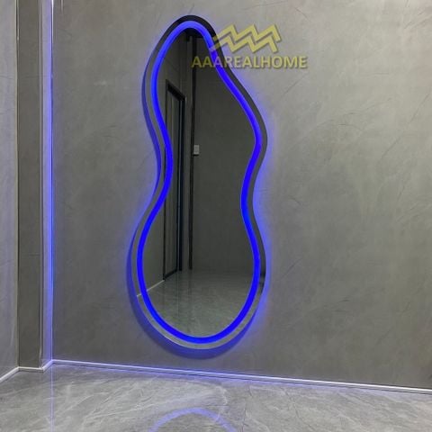 90x180cm Gương soi hồ lô AAArealhome HL1 Gương hồ lô Gương soi treo tường Gương soi toàn thân đèn led cảm ứng