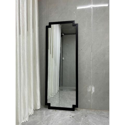 80x180cm Gương soi toàn thân cổ điển AAArealhome VG CD 5F đen